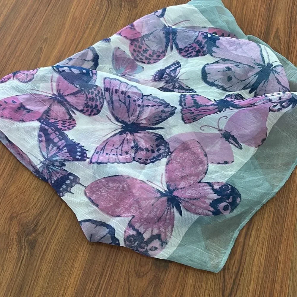 Butterfly scarf.AS IS